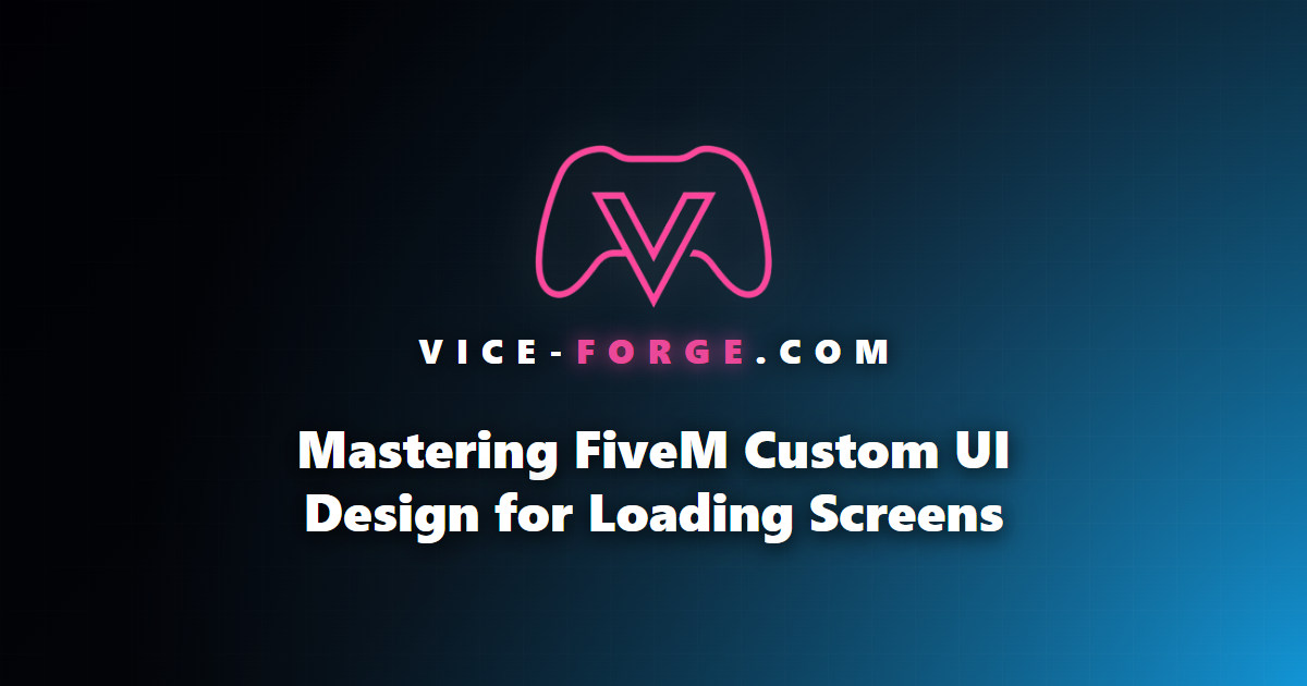 Mastering FiveM Custom UI Design for Loading Screens