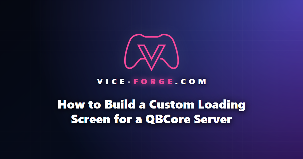 How to Build a Custom Loading Screen for a QBCore Server