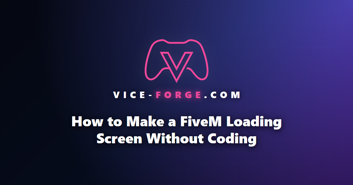 How to Make a FiveM Loading Screen Without Coding