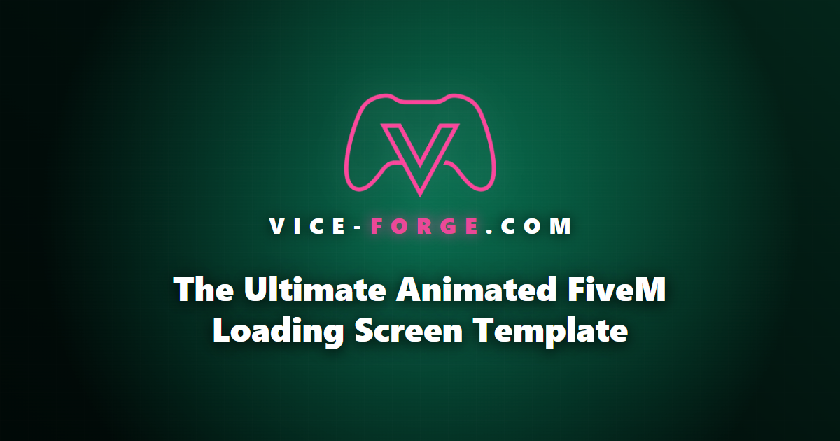 The Ultimate Animated FiveM Loading Screen Template