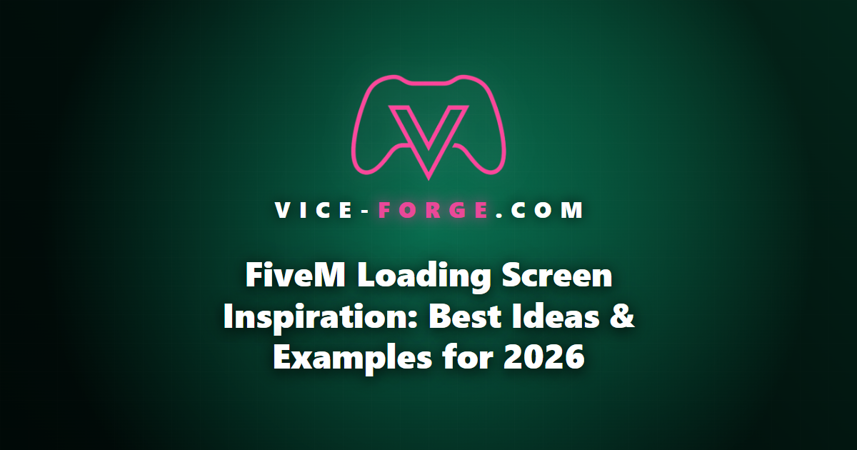 FiveM Loading Screen Inspiration: Best Ideas & Examples for 2026