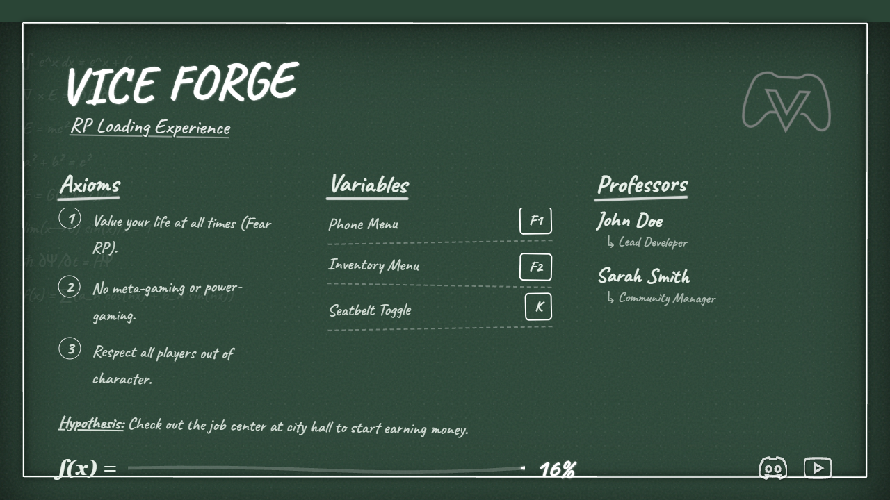 Chalkboard Math Preview