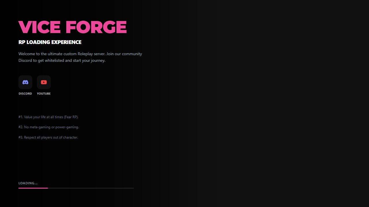 Minimal RP Screen Mockup Preview